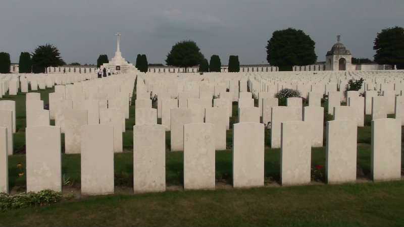 Tyne Cot cemetery,Passchendaele,Belgium