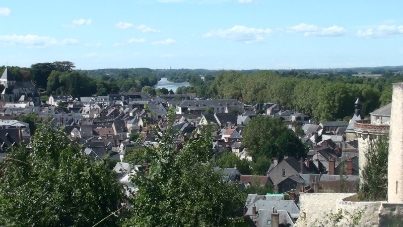 The view over Amboise