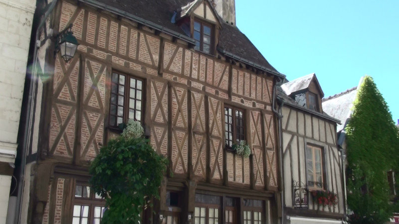 Half timbered house,Amboise