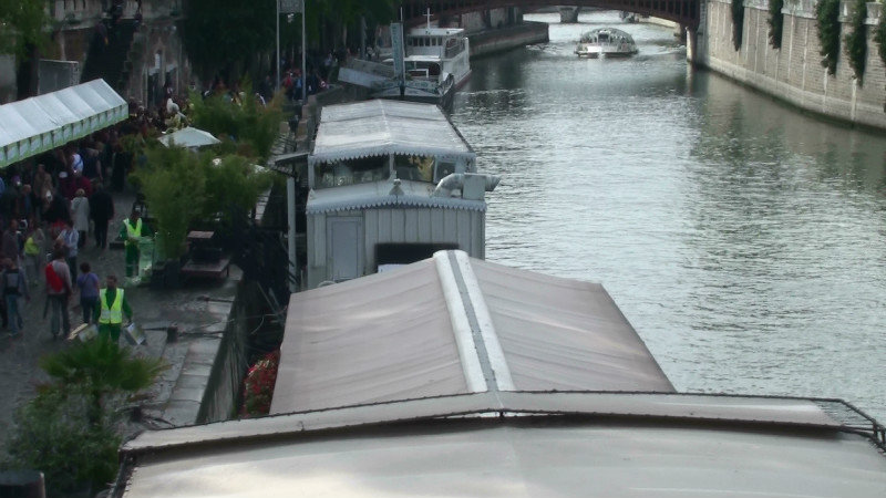 The canal on the Left Bank of the Seine