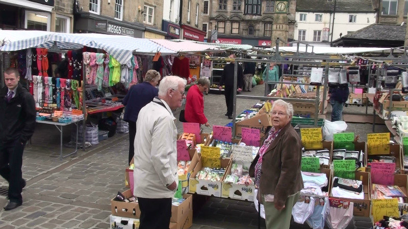 Eric and Jean at the Otley market