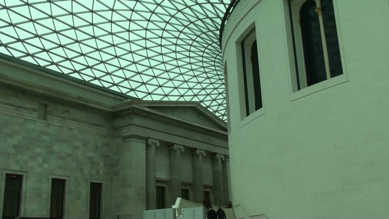 Entry hall to the British Museum