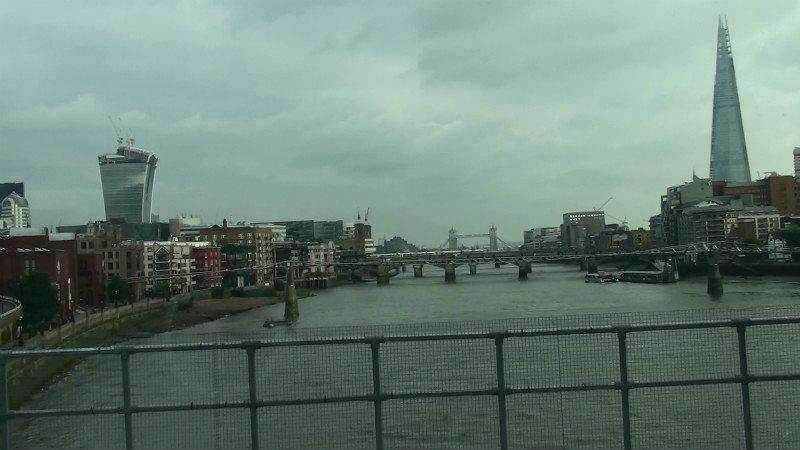 The Thames from Black Friars railway station