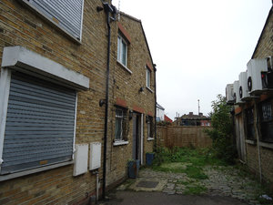 The lane to our Lewisham apartment doesn't look great but the interior was just great for us