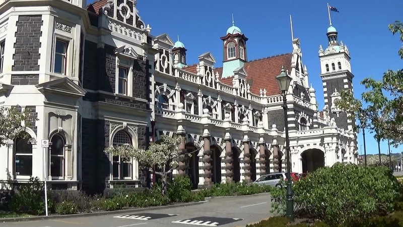 Iconic Dunedin Railway Station,as grand as ever.
