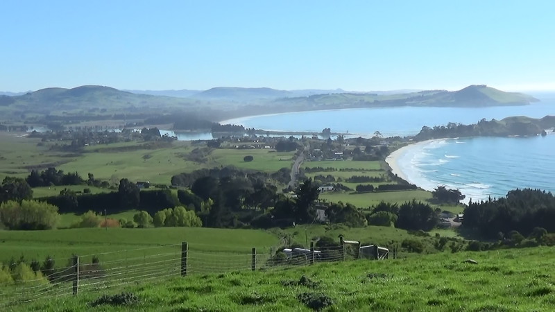 Panoramic coastal scenery ,Otago