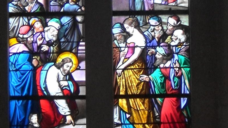 Stain glass,Notre Dame Cathedral,Verneuil-sur-Avre
