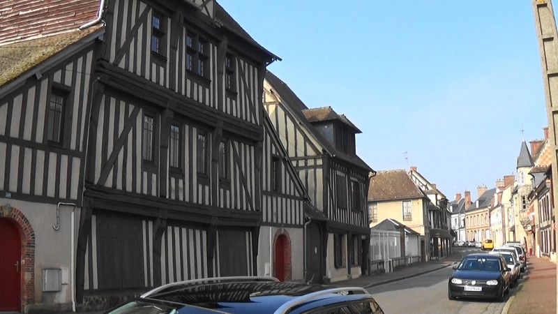 Timbered houses,Verneuil-sur-Avre