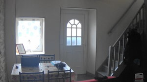 Stairs to bedrooms,Farmhouse apartment,Saite-Colombe