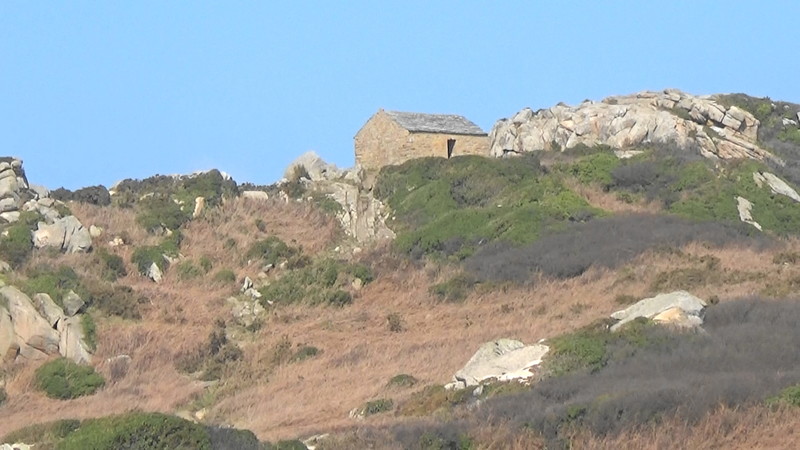 The first target was the hut on the hill