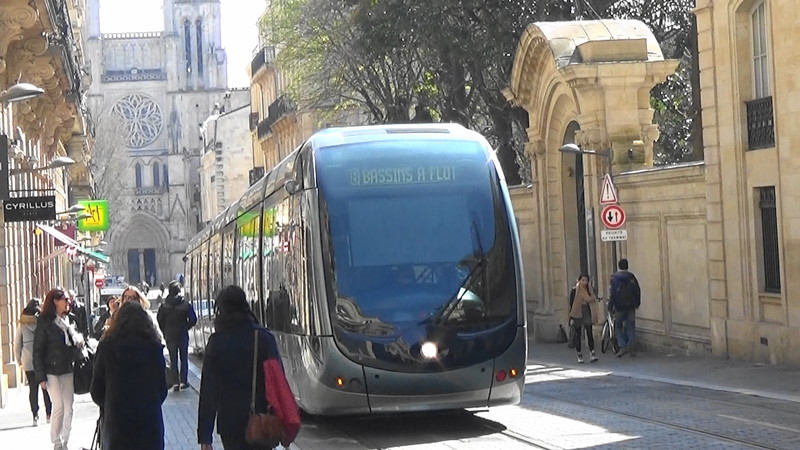 You have to watch out for the light rail,Bordeaux