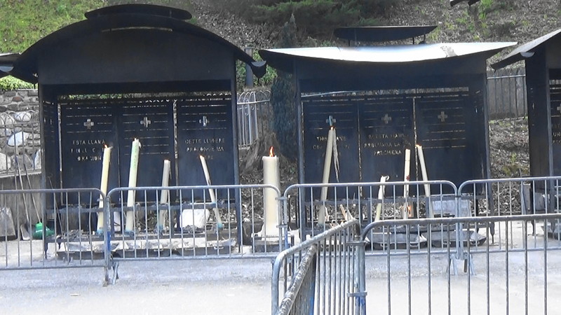 Candles of all sizes,Lourdes