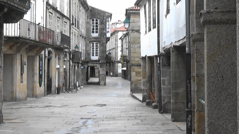 The old city,Santiago de Compostela