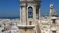View from the bell tower,Cadiz Cathedral