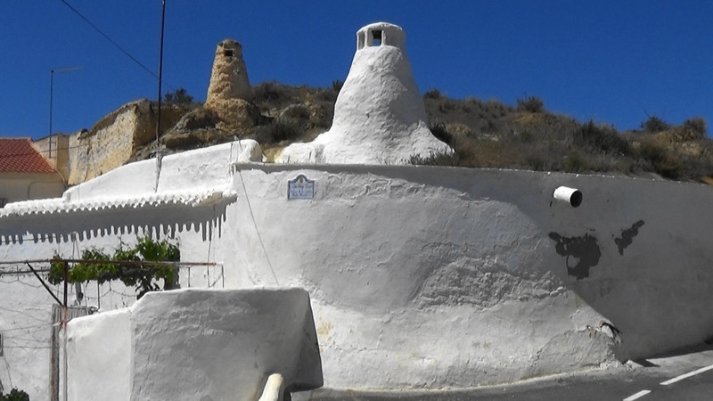 The cave houses,Guadix