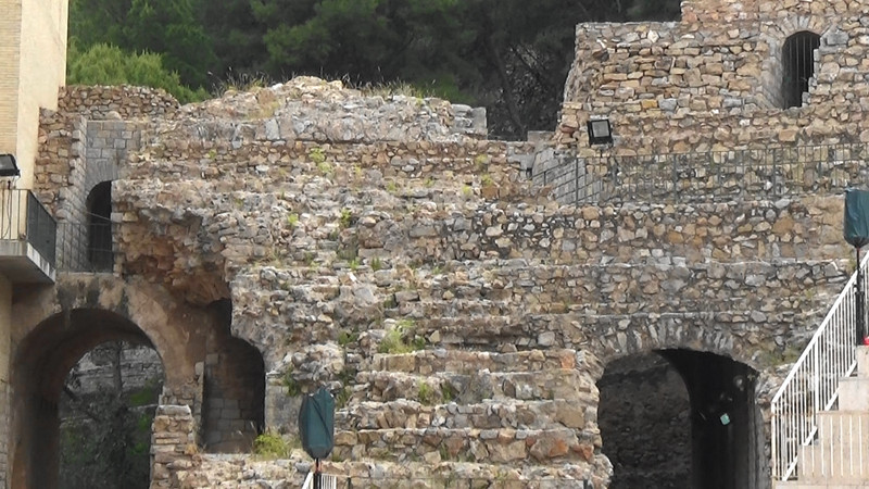 Part of the original amphitheatre,Sagunto