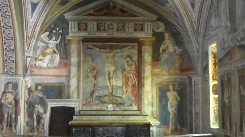 Belgirate church painting