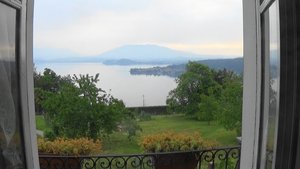 Lake Maggiore from our bedroom