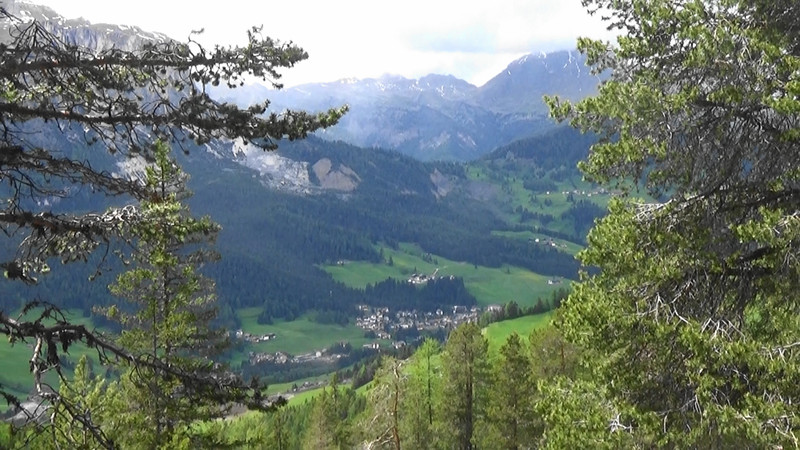 Looking down to Badia