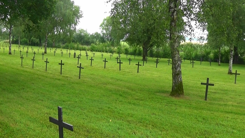 German WW1 cemetery Hautecourt