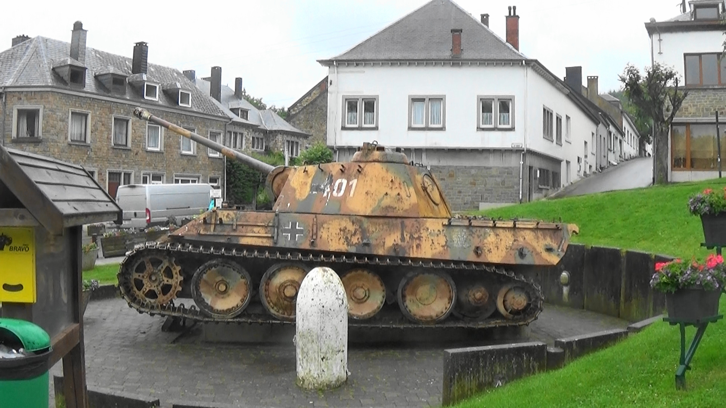 German tank relic at Houffalize | Photo