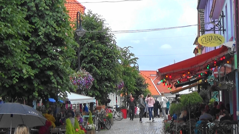 Street of cafes,Stavanger