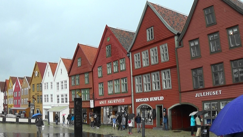 Old Town Hanseatic buildings,Bergen