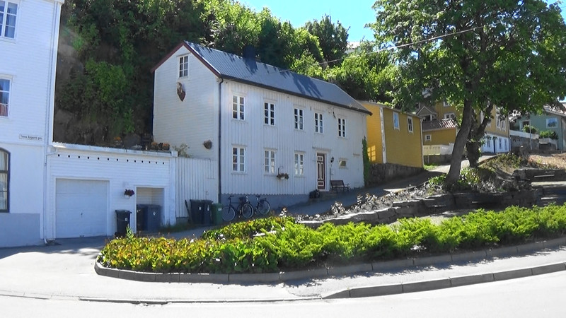 One of the few old buildings left in the old town,Kristiansund