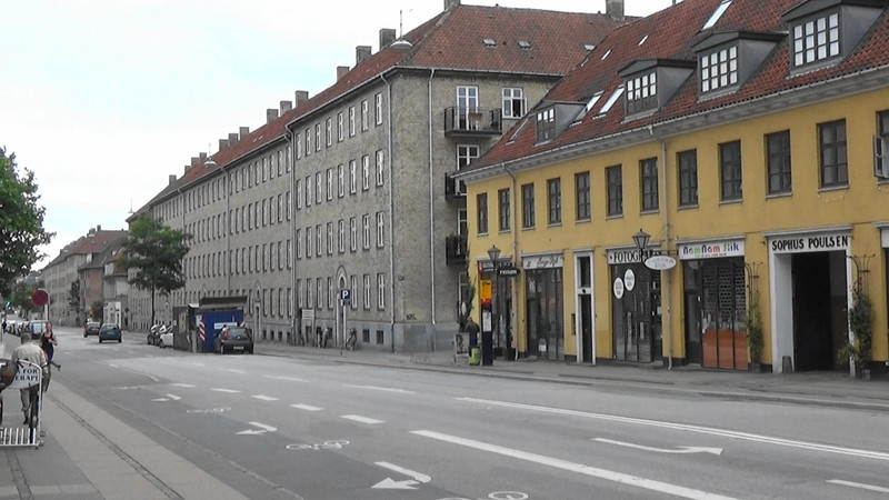 Old Eastern European lookalike buildings,Vanlose,Copenhagen