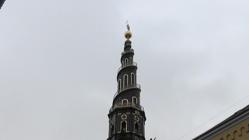 Outside steps up the spire,Our Saviours Church,Copenhagen