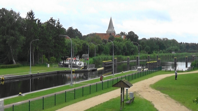 The Elbe to Lubeck Canal at Berkenthin