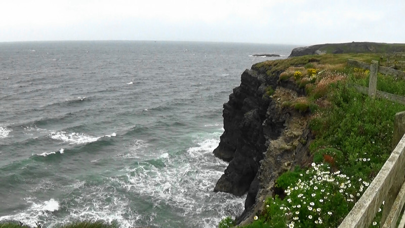 The cliff walk,Ballybunnion