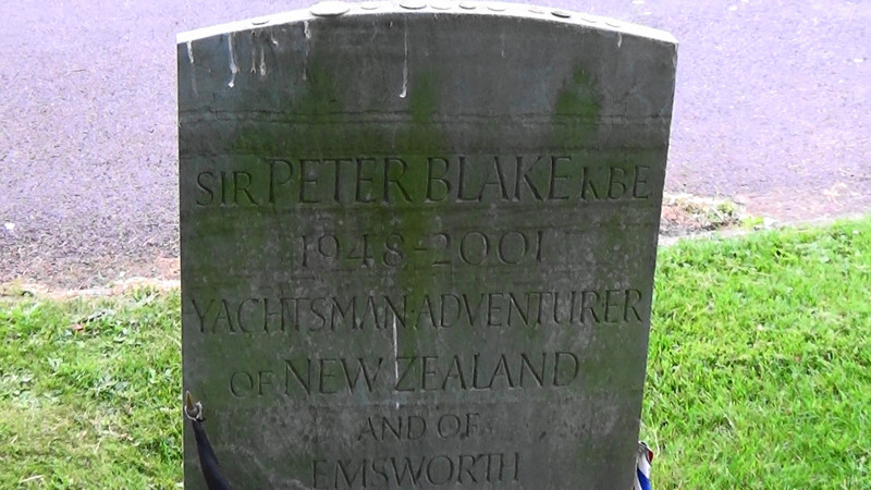 Sir Peter Blakes headstone