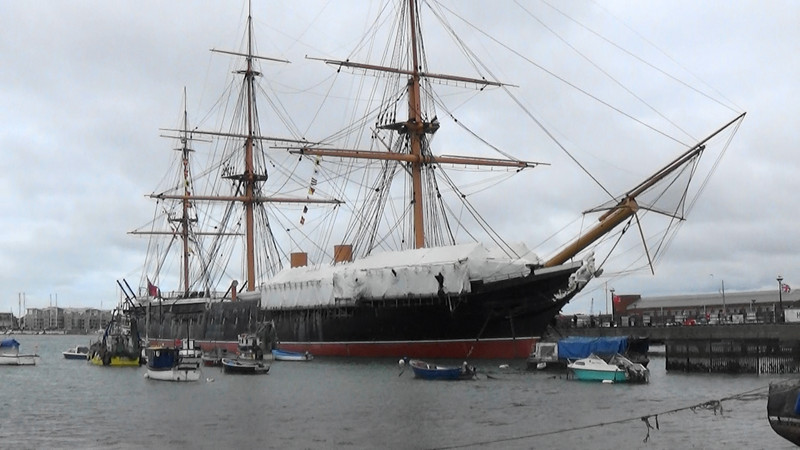 HMS Warrior,the first ironclad ship in the Royal Navy
