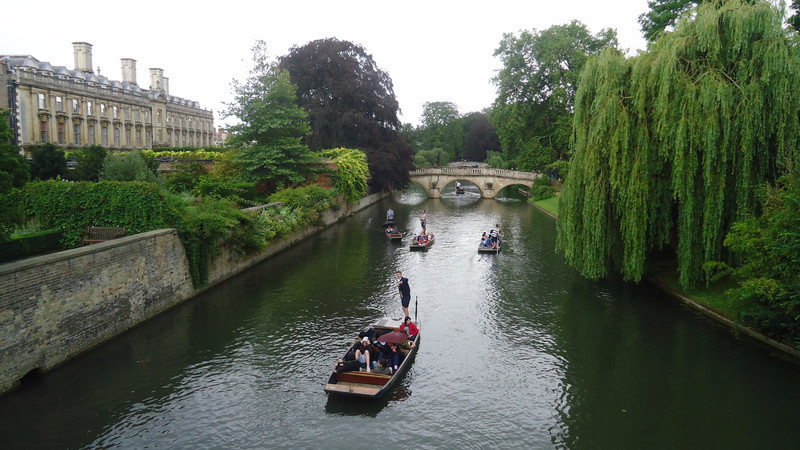 Punting on River Cam,Cambridge