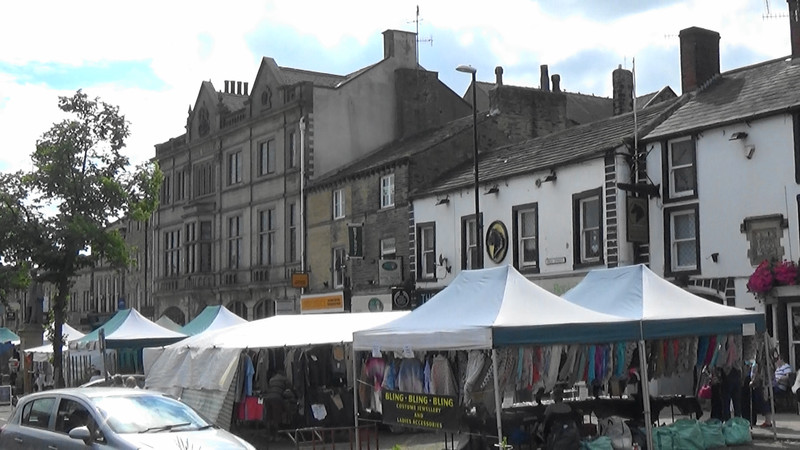 Just a few of the market stall,Skipton