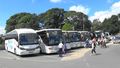 Day trippers buses at Skipton