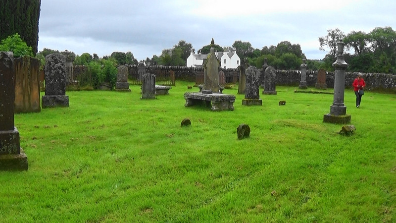 The graveyard at Contin