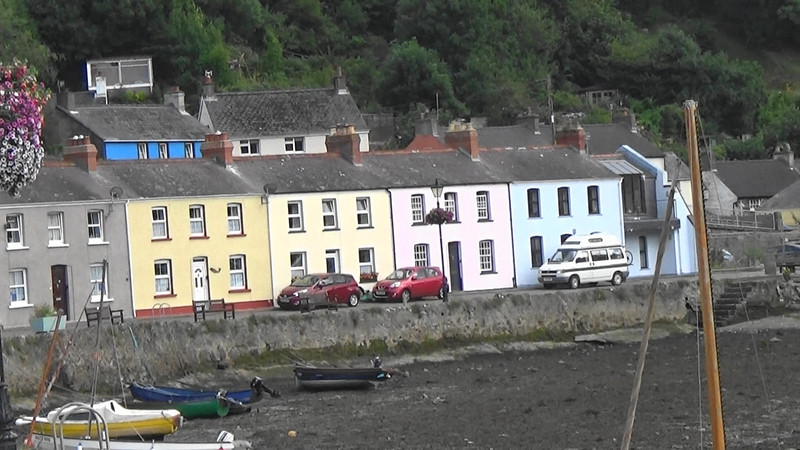 The houses along the quay,Lower Fishguard