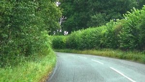 Rural Welsh road near Abergavenny