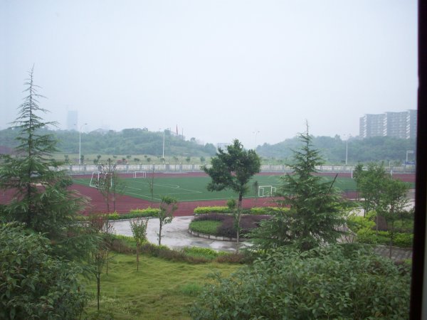 View of track/soccer field
