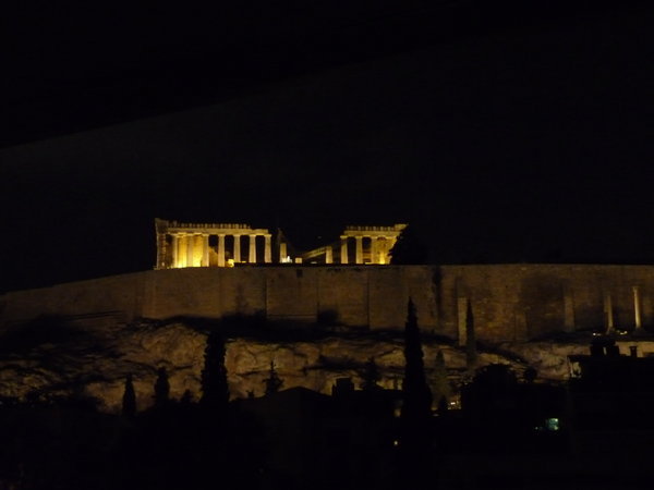 Acropolis from our hotel roof