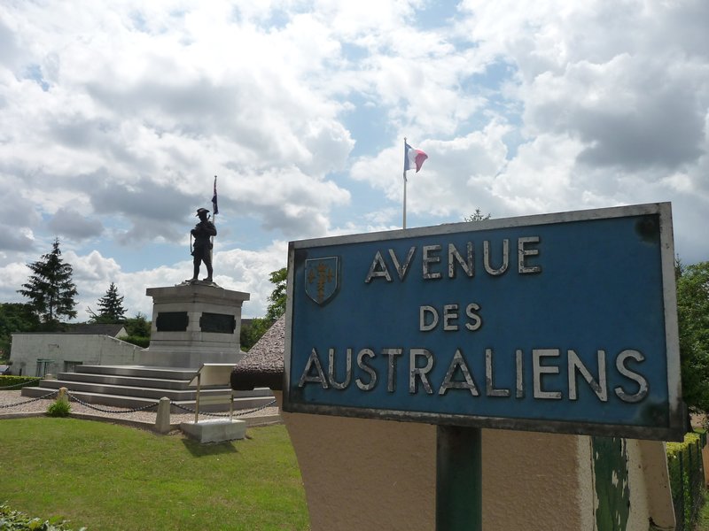 The current memorial and street name