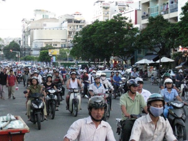 Motos in Saigon