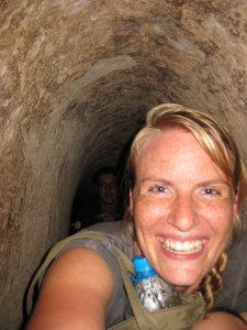 And finally - me in the fake tunnels :-)