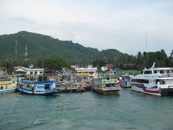 The little harbour on Koh Tao