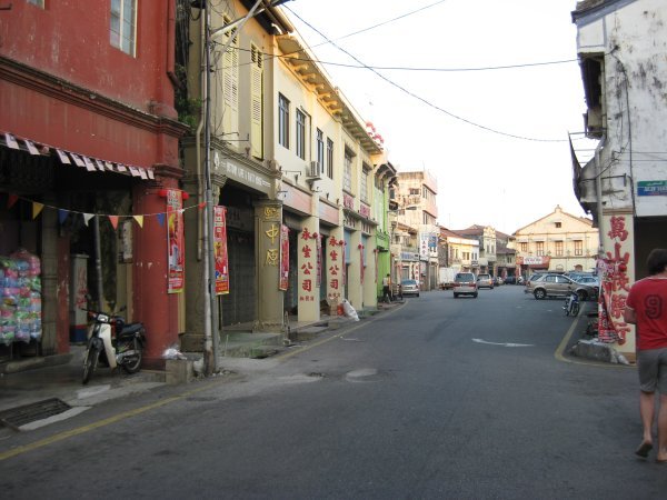 Typical street in Melaka