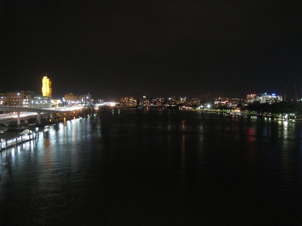 Brisbane river by night