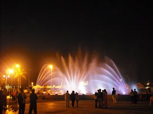 Manzanillo's answer to the Bellagio's fountain show