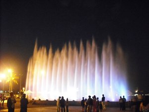 Fountain show in Manzanillo